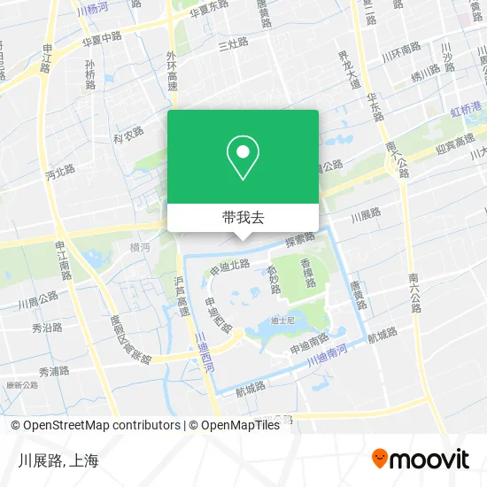 川展路地图