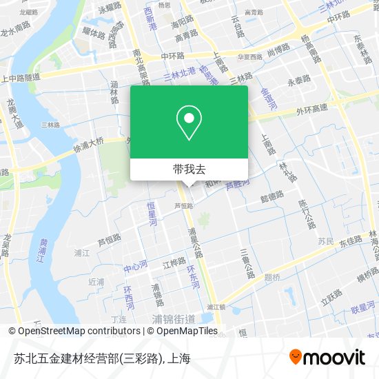 苏北五金建材经营部(三彩路)地图