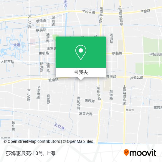 莎海惠晨苑-10号地图