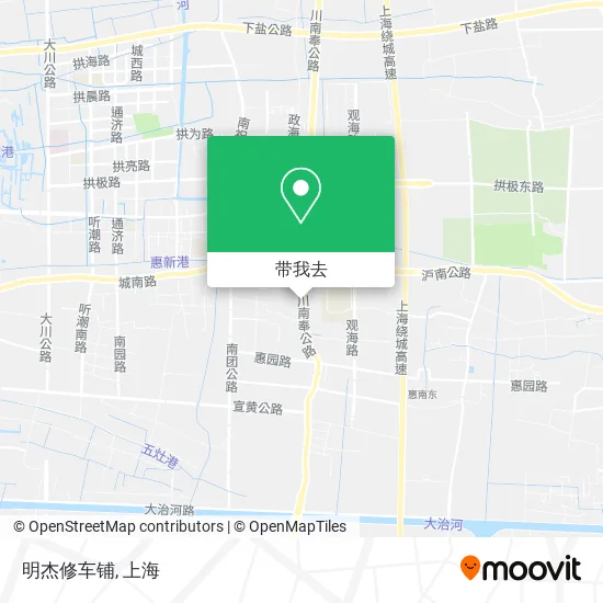 明杰修车铺地图