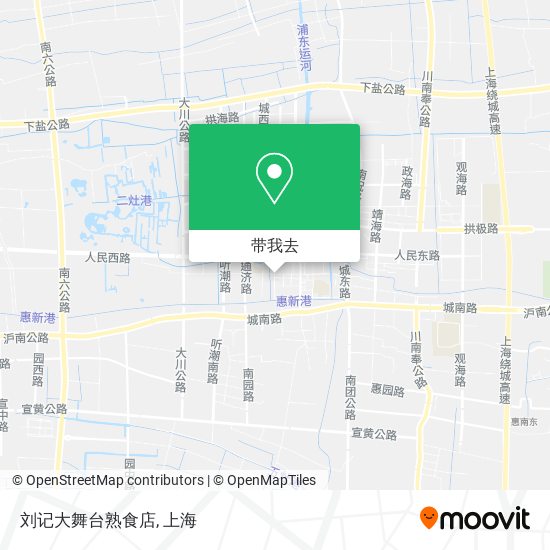 刘记大舞台熟食店地图