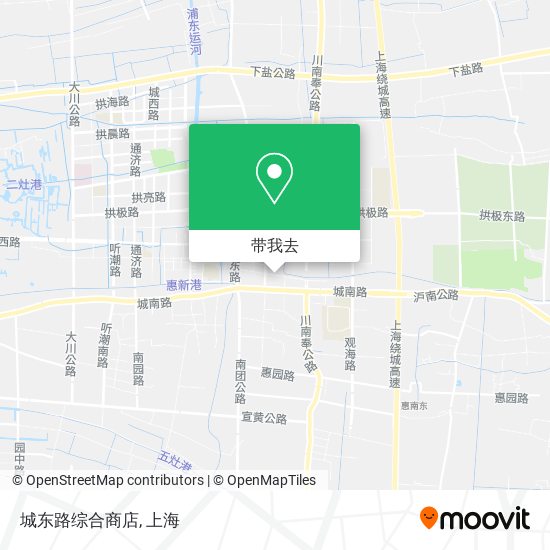 城东路综合商店地图