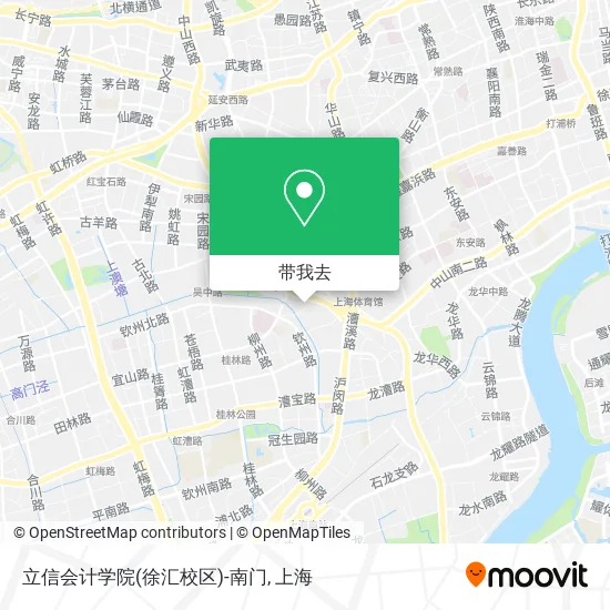 立信会计学院(徐汇校区)-南门地图