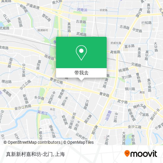 真新新村嘉和坊-北门地图