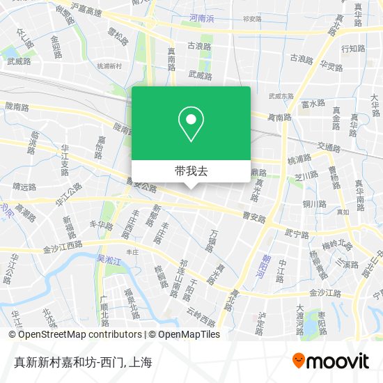 真新新村嘉和坊-西门地图