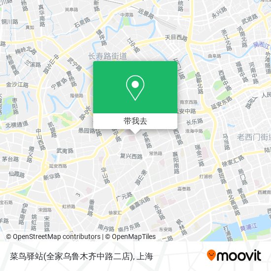 菜鸟驿站(全家乌鲁木齐中路二店)地图