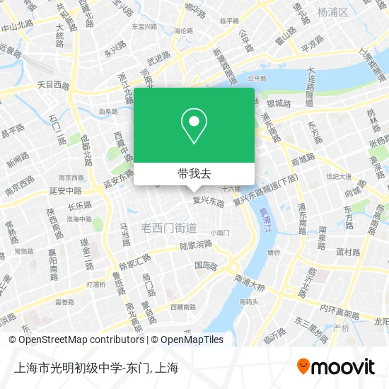 上海市光明初级中学-东门地图