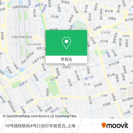 10号线轻轨站4号口自行车租赁点地图