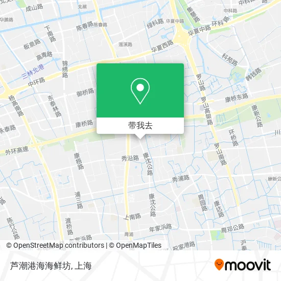 芦潮港海海鲜坊地图