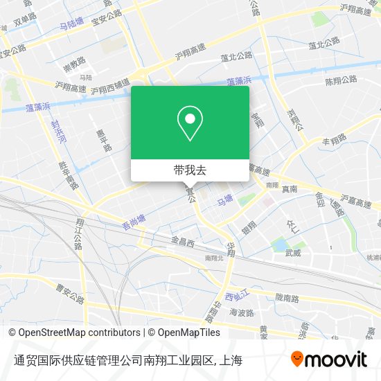 通贸国际供应链管理公司南翔工业园区地图
