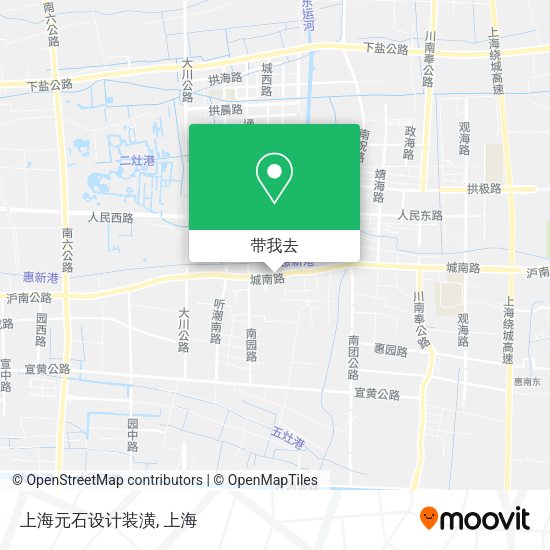 上海元石设计装潢地图