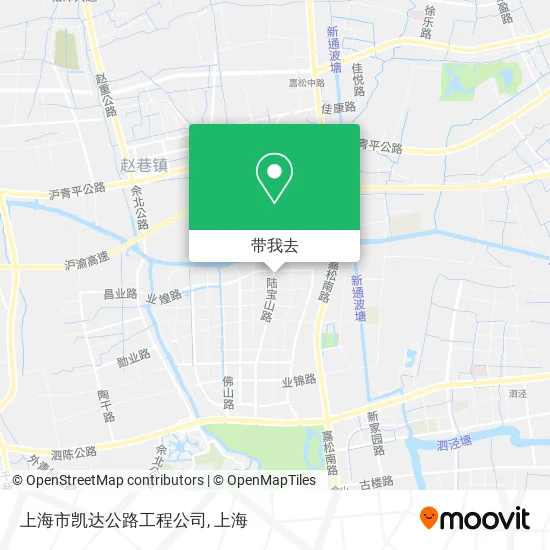 上海市凯达公路工程公司地图