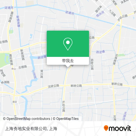 上海夯地实业有限公司地图