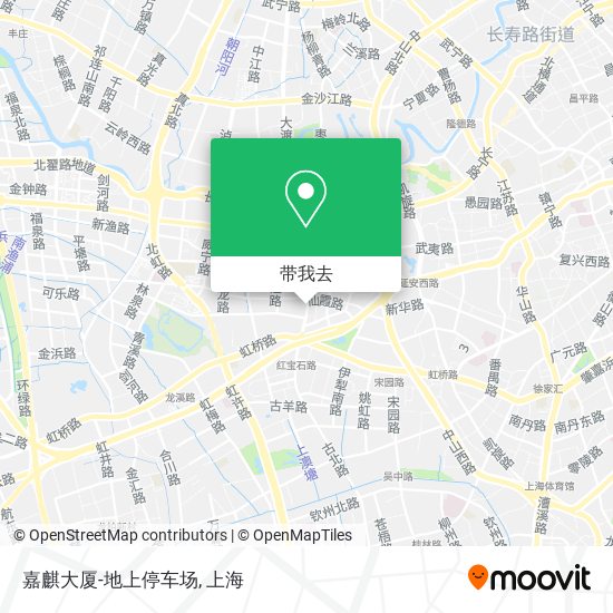 嘉麒大厦-地上停车场地图