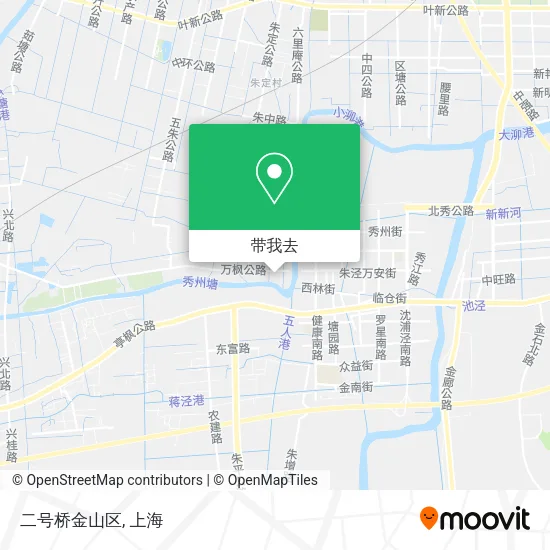 二号桥金山区地图