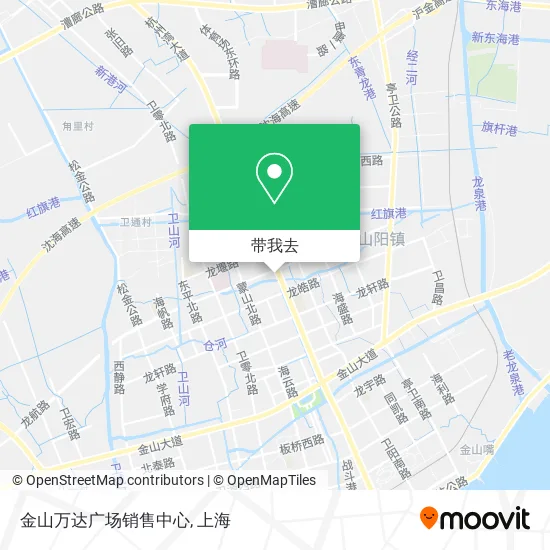 金山万达广场销售中心地图