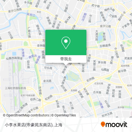 小李水果店(帝豪苑东南店)地图