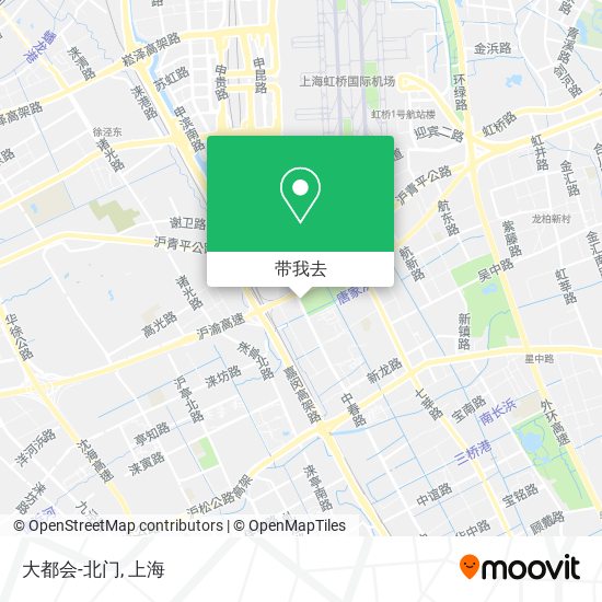 大都会-北门地图