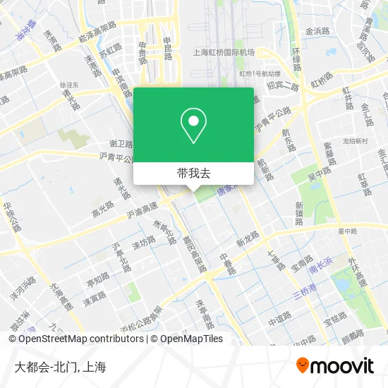 大都会-北门地图