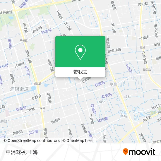 申浦驾校地图