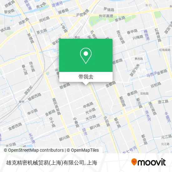 雄克精密机械贸易(上海)有限公司地图