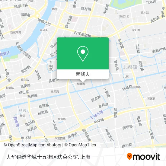 大华锦绣华城十五街区珐朵公馆地图