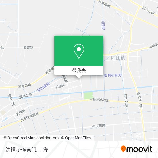 洪福寺-东南门地图