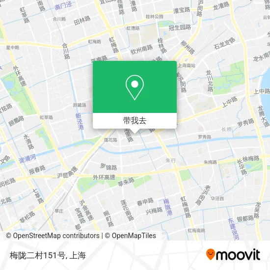 梅陇二村151号地图