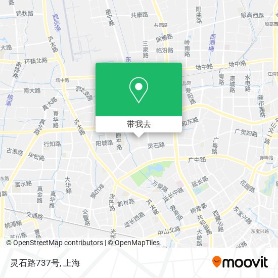 灵石路737号地图