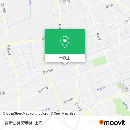 曹新公路劳动路地图