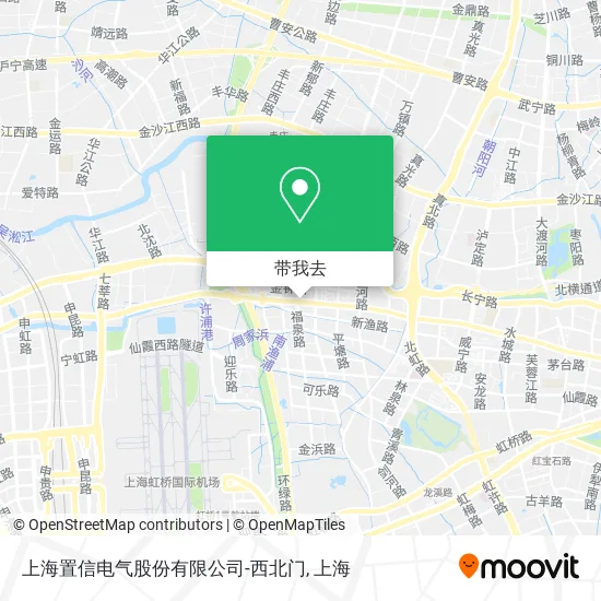 上海置信电气股份有限公司-西北门地图