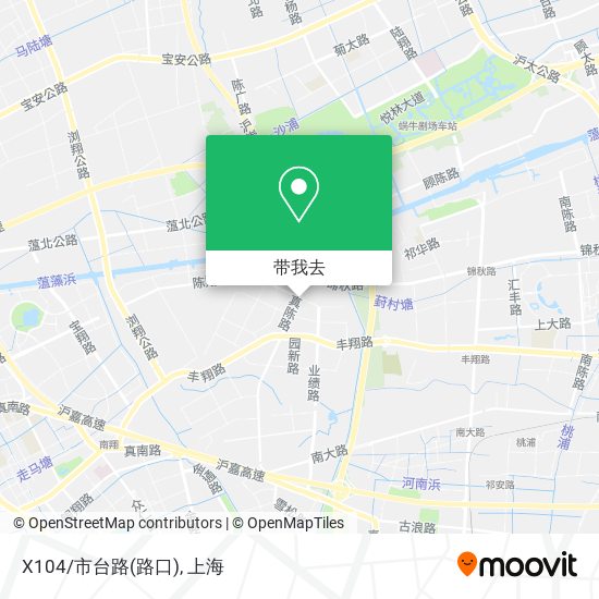 X104/市台路(路口)地图