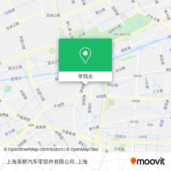 上海英桥汽车零部件有限公司地图