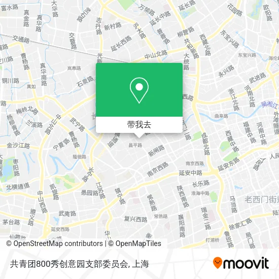 共青团800秀创意园支部委员会地图