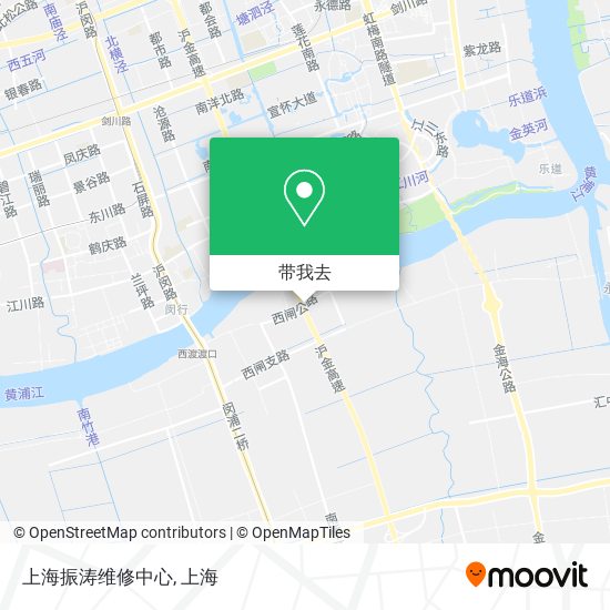 上海振涛维修中心地图