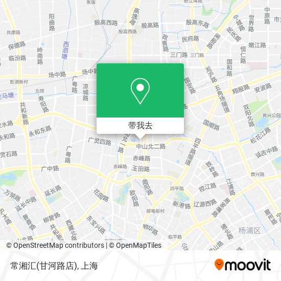 常湘汇(甘河路店)地图