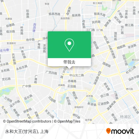 永和大王(甘河店)地图