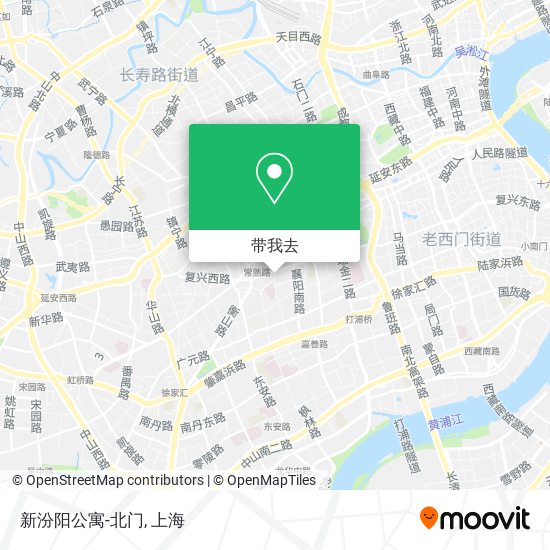 新汾阳公寓-北门地图