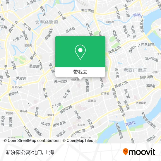 新汾阳公寓-北门地图