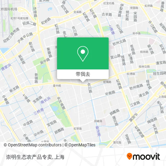 崇明生态农产品专卖地图