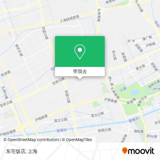 东宅饭店地图