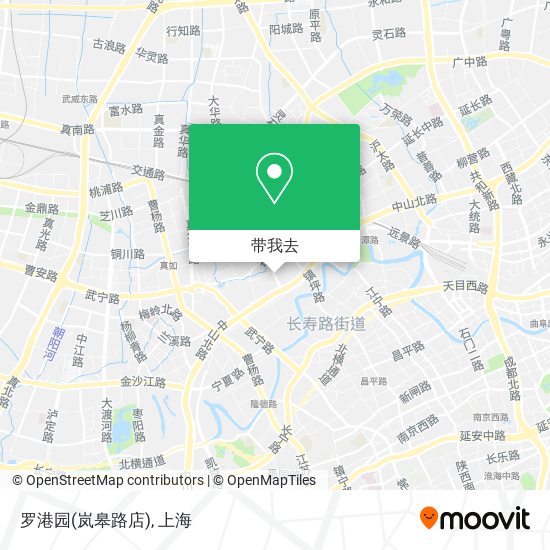 罗港园(岚皋路店)地图