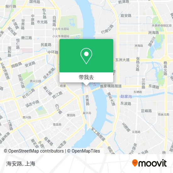 海安路地图