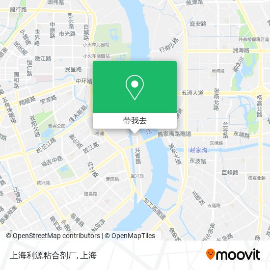上海利源粘合剂厂地图