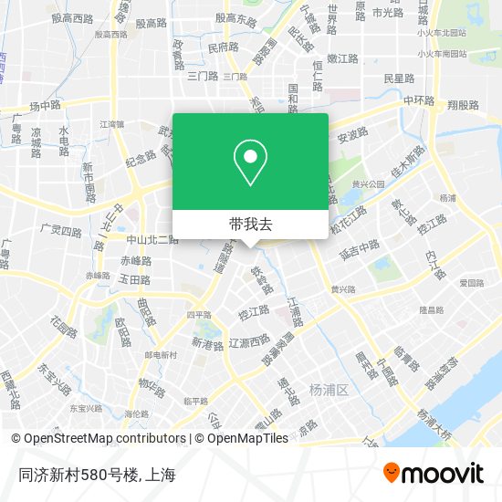 同济新村580号楼地图