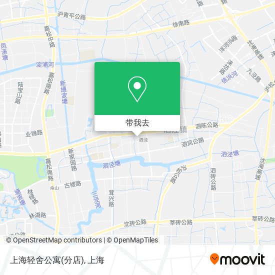 上海轻舍公寓(分店)地图