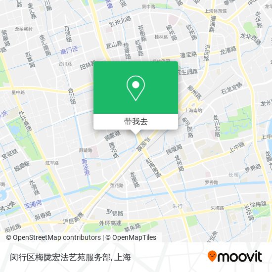 闵行区梅陇宏法艺苑服务部地图