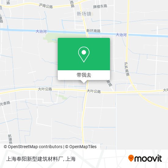 上海奉阳新型建筑材料厂地图