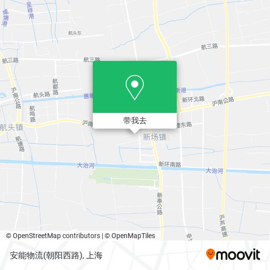 安能物流(朝阳西路)地图