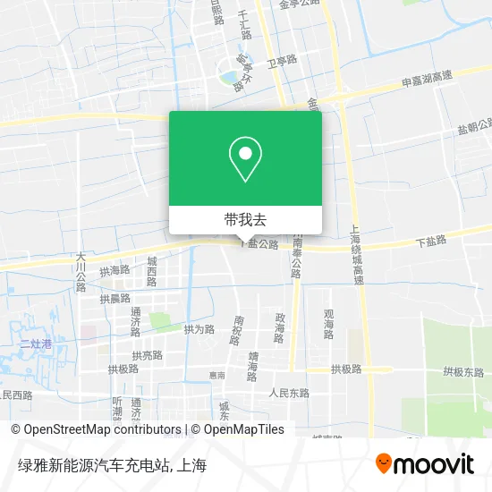 绿雅新能源汽车充电站地图